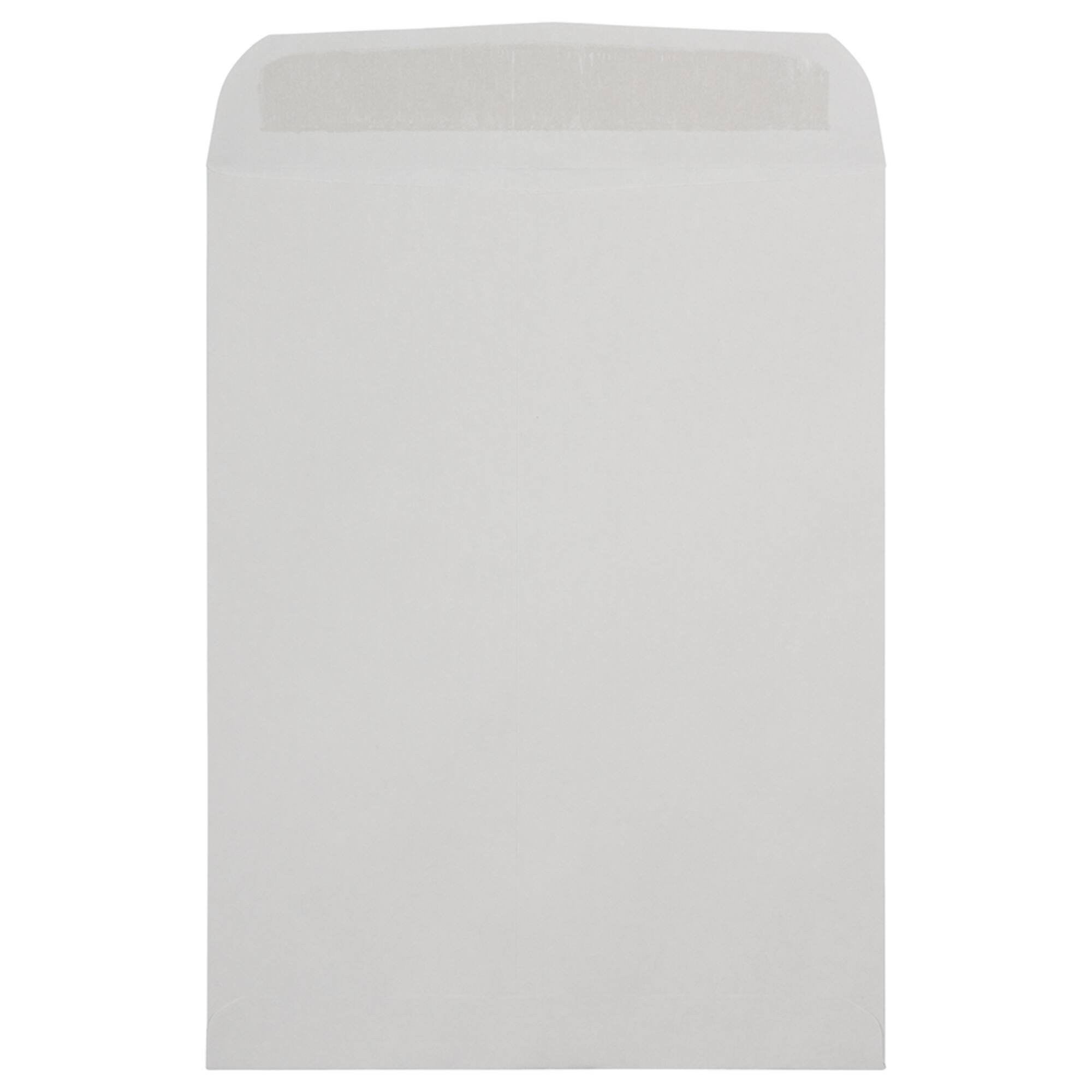 JAM Paper 9" x 12" Gray Kraft Open End Catalog Envelopes